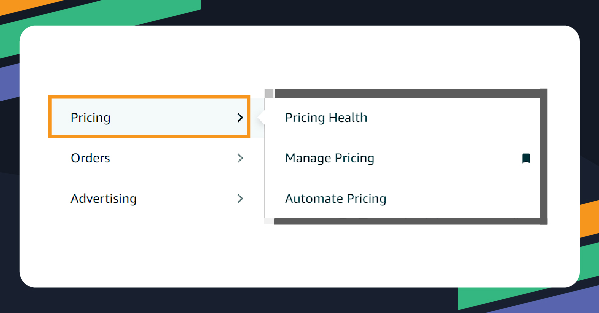 amazon-dashboard-pricing-menu