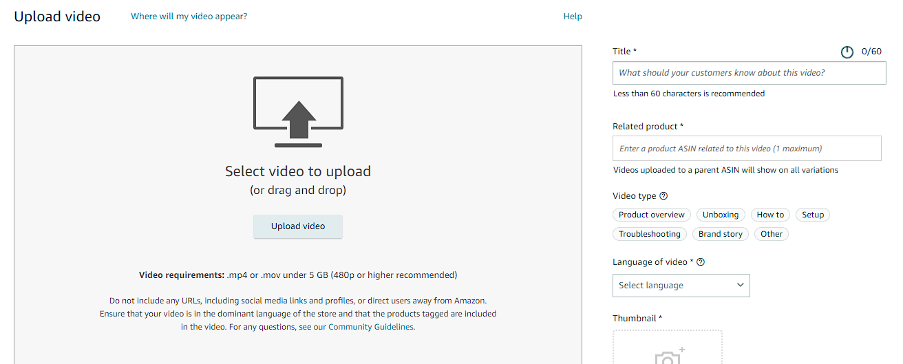 upload-video-button-amazon-dashboard