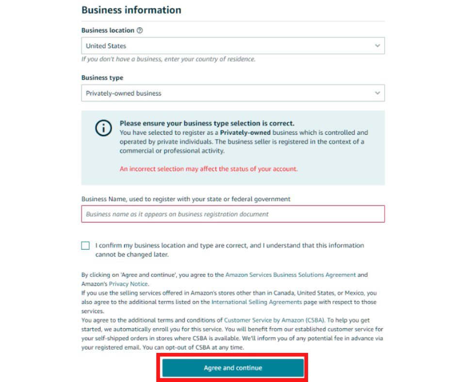 amazon-business-information-form